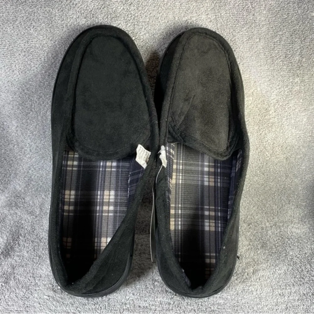 New Revolution Mens Light Weight Slippers Size 13 Black‎